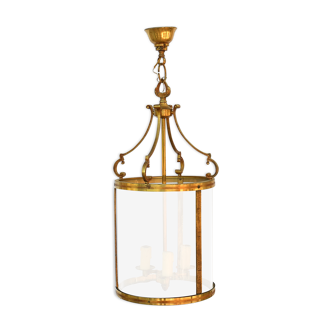 Golden brass lantern