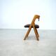 Set of five Italian dining chairs in the manner of Willy Rizzo