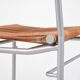 Tabouret de bar en aluminium laqué « Miss B » par Tito Agnoli
