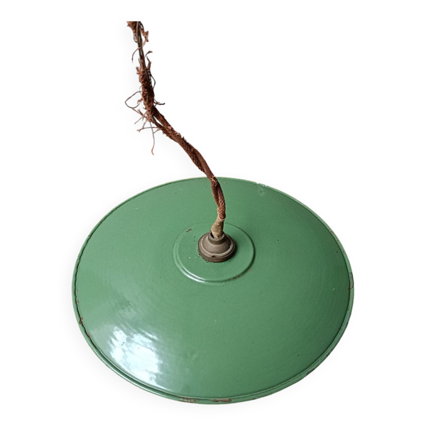 Suspension soucoupe verte