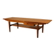 Table basse scandinave en teck années 60
