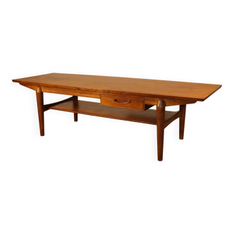 Scandinavian teak coffee table from the 1960s.