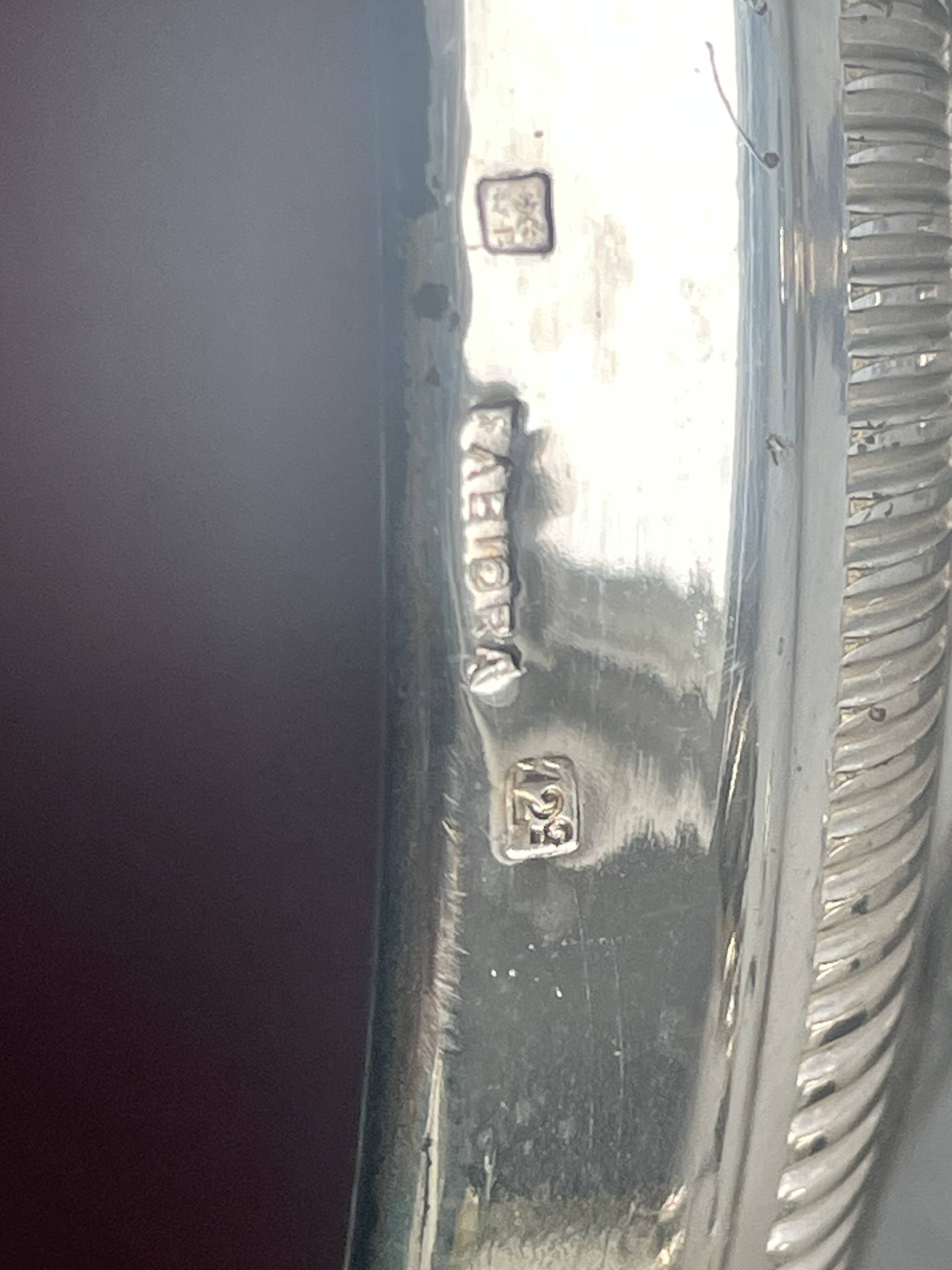 Pair of candlesticks, 12 gram silver plating, Fabiora, Paris, luxury
