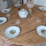 Round farmhouse table