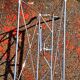 Vintage chrome metal magazine rack