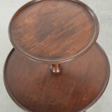 Antique English oak étagère/side table from the 19th century