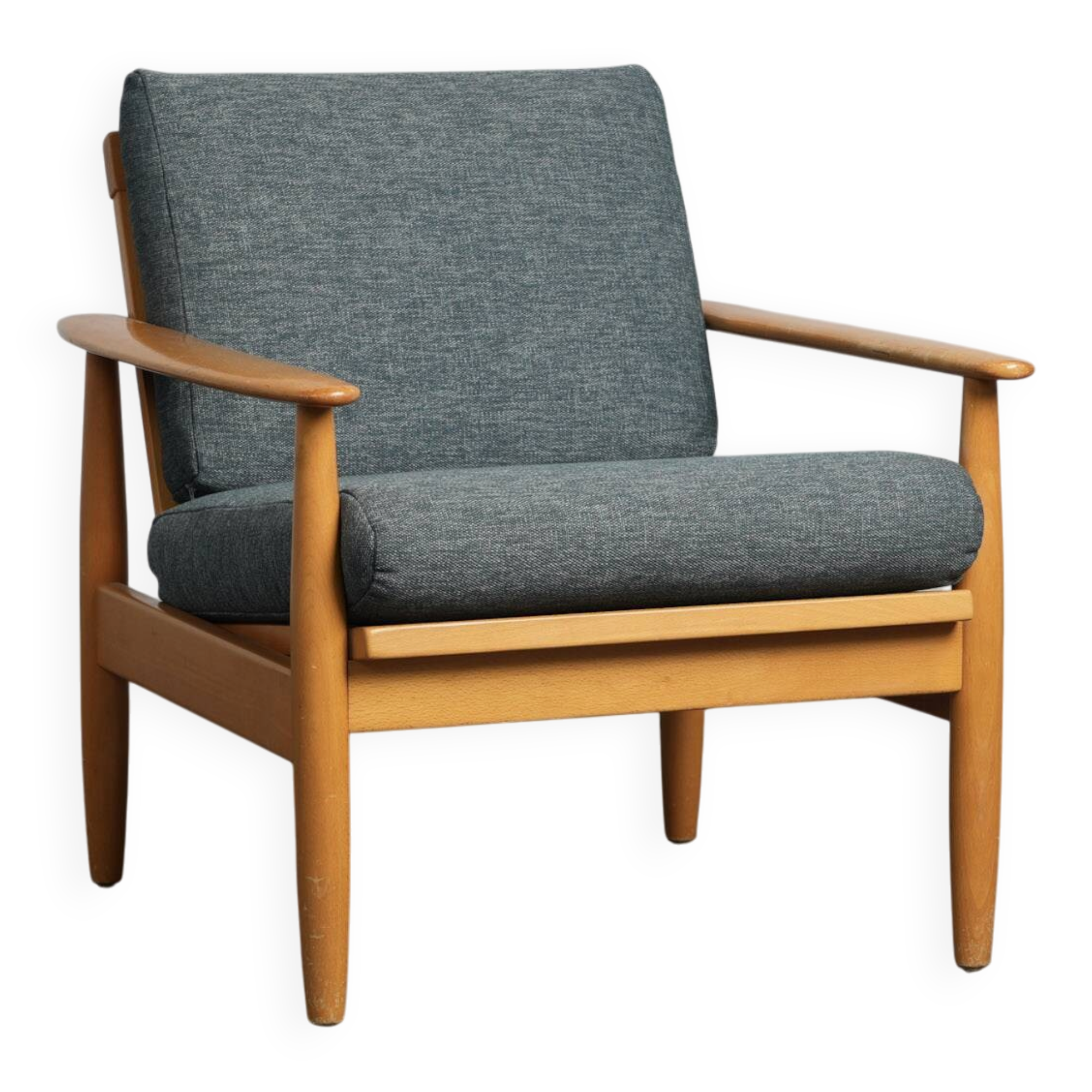 Chaise longue moderne scandinave, Danemark, années 1970