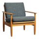 Chaise longue moderne scandinave, Danemark, années 1970