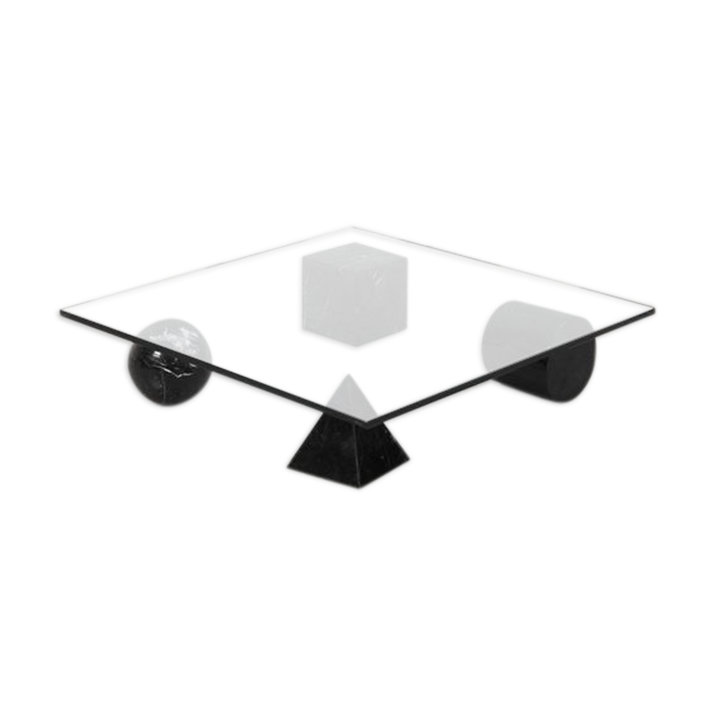 "Metafora" coffee table by Massimo Vignelli