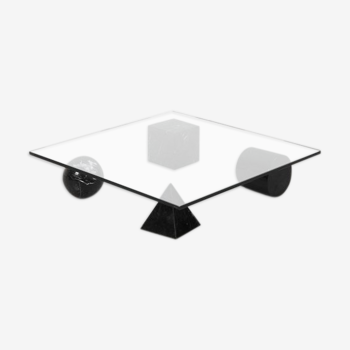 "Metafora" coffee table by Massimo Vignelli