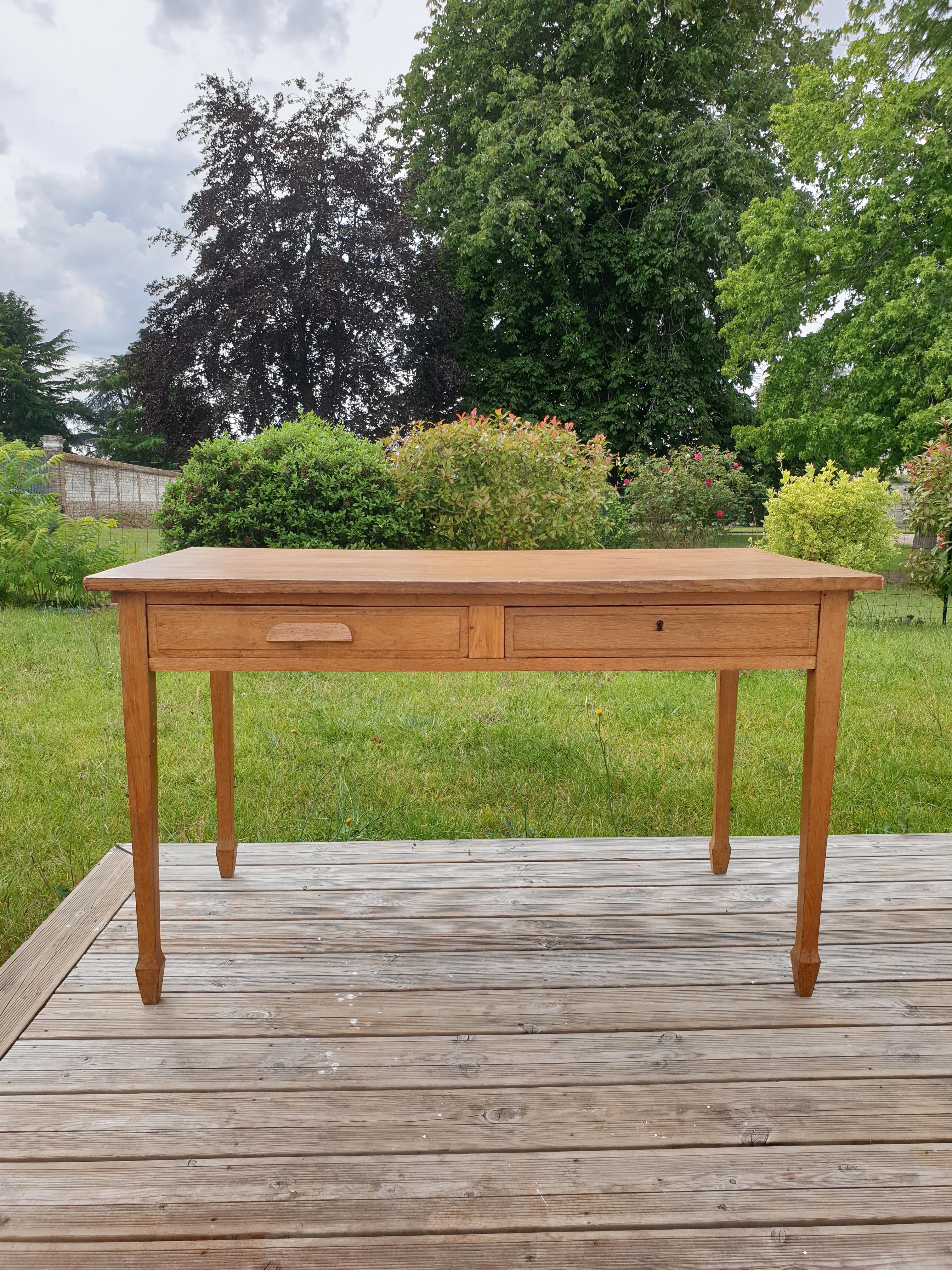 Farm table or oak desk 1960