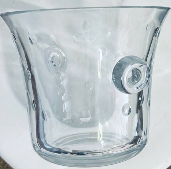 Seau à glaçons en cristal Saint Louis modèle Bubbles