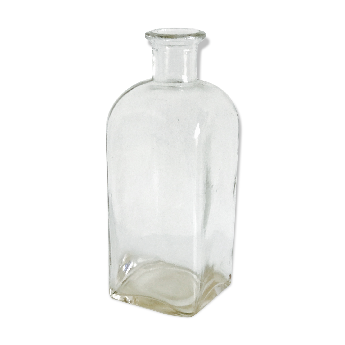 Flacon carafe en verre transparent