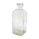 Flacon carafe en verre transparent