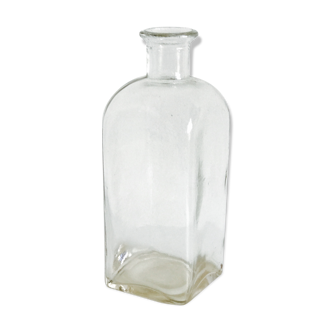 Flacon carafe en verre transparent