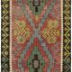 Turkish Handmade Vintage Anatolian Kilim 143 cm x 300 cm