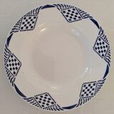 Vintage Moulin des et Hamage Orchies Pantin Earthenware Deep Plates