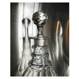 Lot of five glass carafes