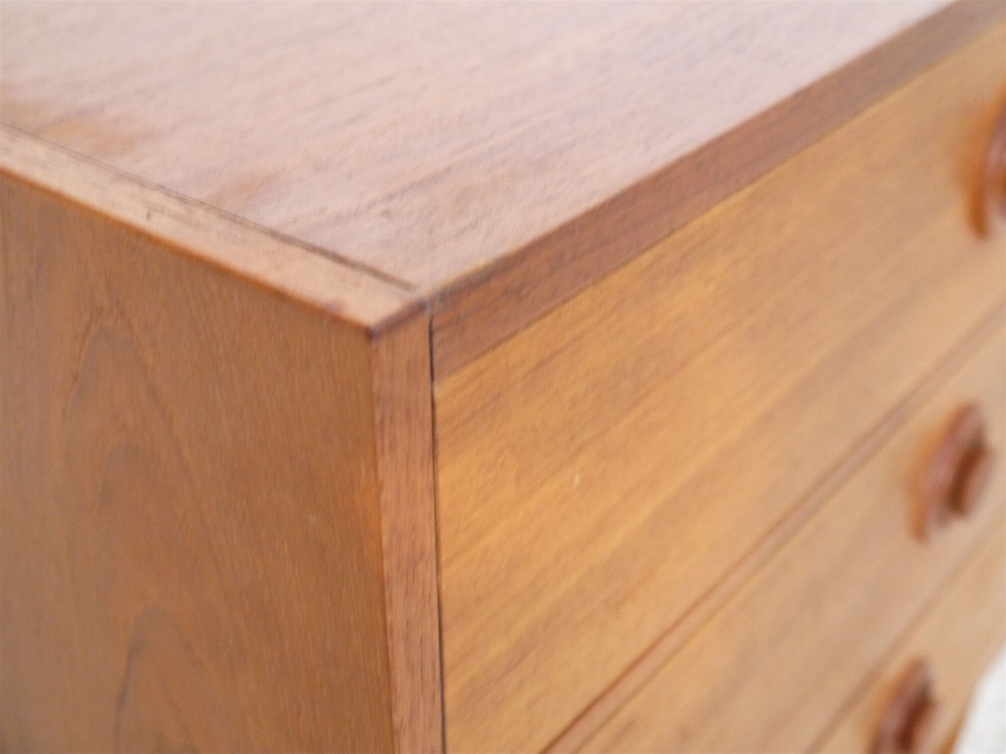Scandinavian teak vintage chest of drawers