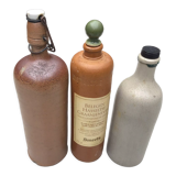 Set of 3 bottles in gres