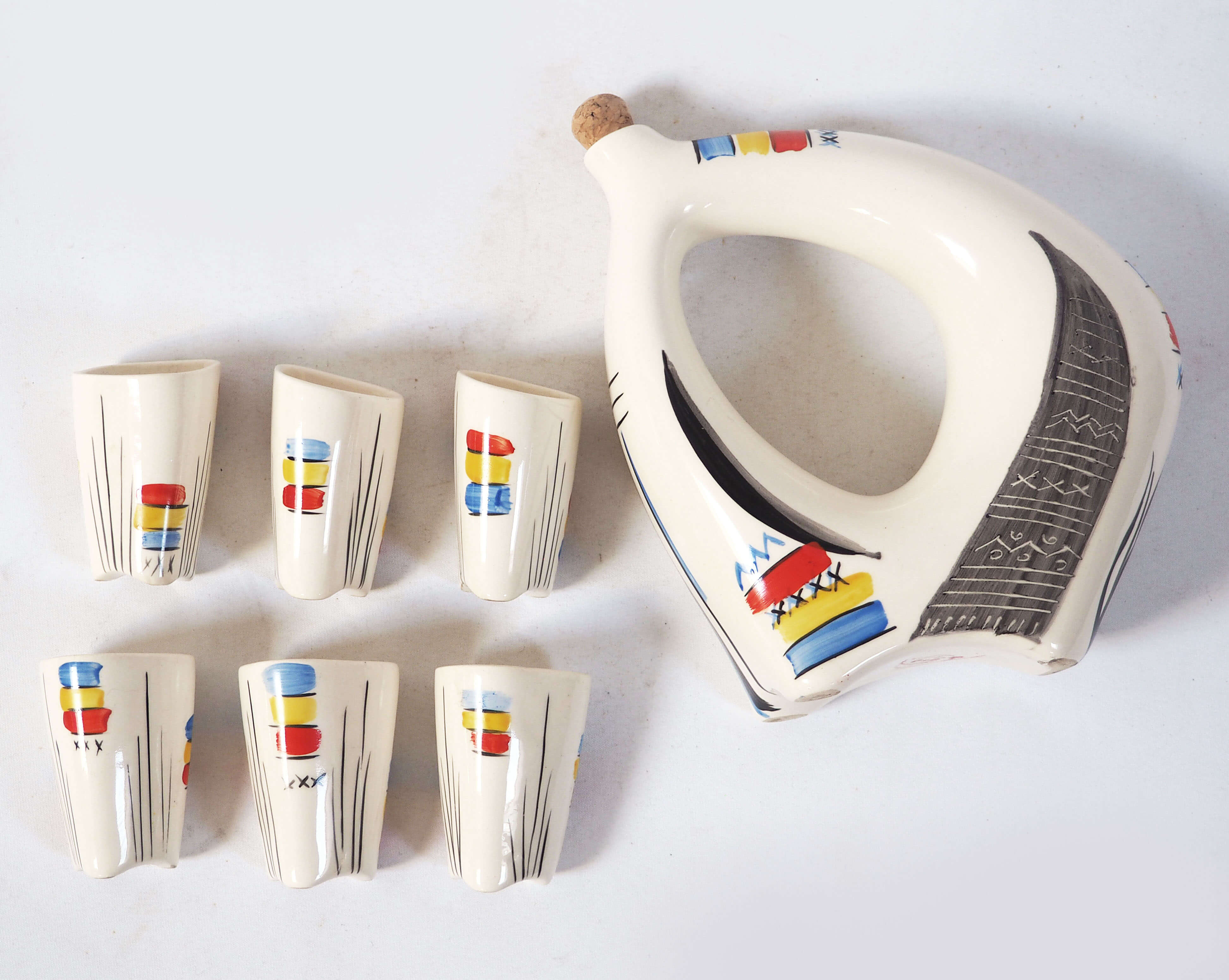 Vintage vodka service