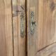 Antique two-body buffet in solid wood