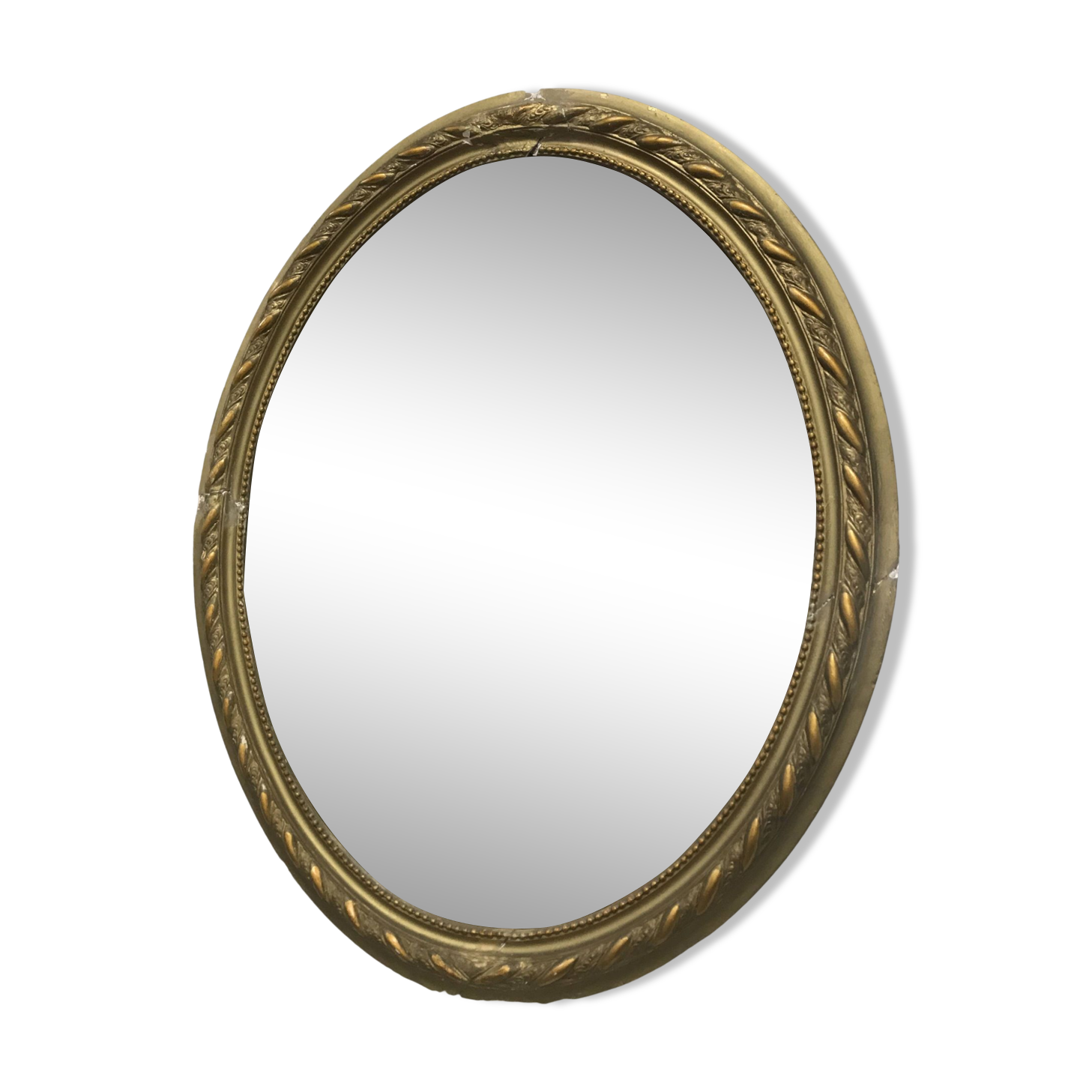 Napoleon III oval mirror