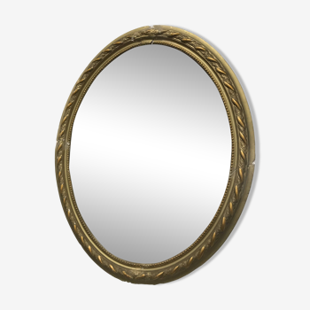 Napoleon III oval mirror