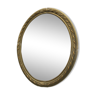 Miroir ovale Napoleon III