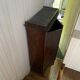 Vintage mahogany wardrobe with large low drawer