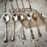 Set of 12 vintage silver-plated teaspoons