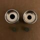 Stelton steel salt and pepper shaker, Scandinavian design Cylinda, Arne Jacobsen