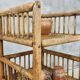 Vintage bamboo rack etagere