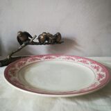 Plat en faïence terre de fer Par Onnaing