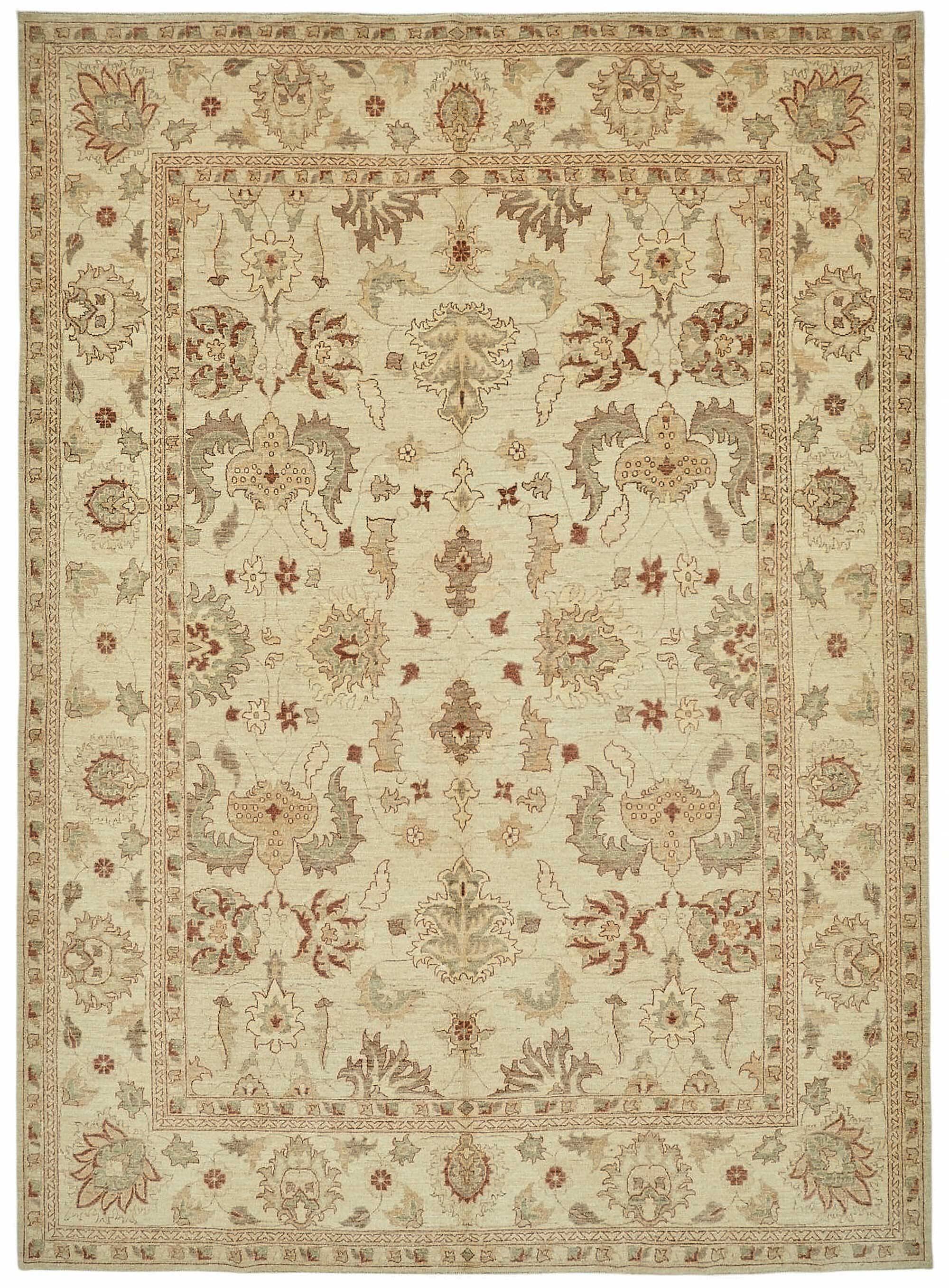 Turkish Handknotted Wool Oushak Rug 266 cm x 377 cm
