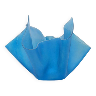 Vintage Large Glass "handkerchief" Planter
