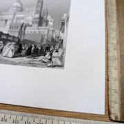La cathédrale de Palerme, Sicile, gravure ancienne, imprimée en 1841.