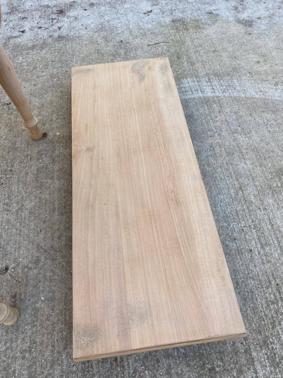 Renovated Louis Philippe round extendable dining table 115cm with 2 extensions.