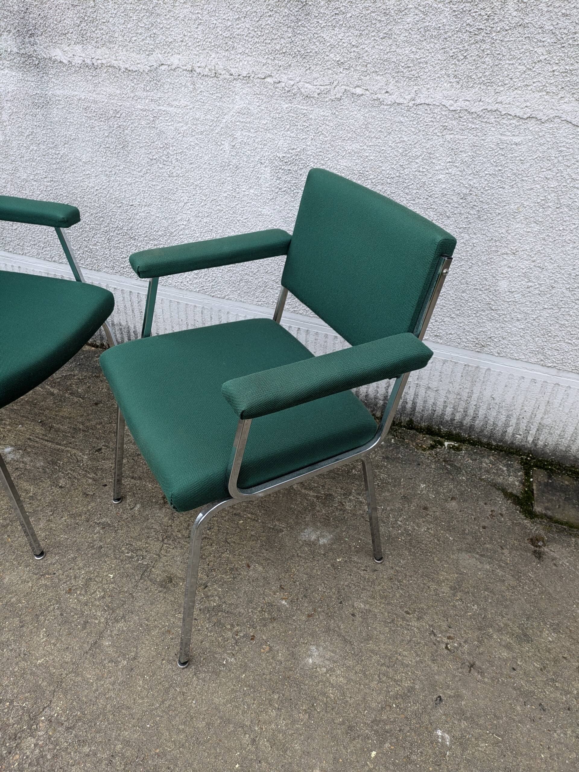 Pair of designer armchairs