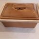 Glazed earthenware casserole pot