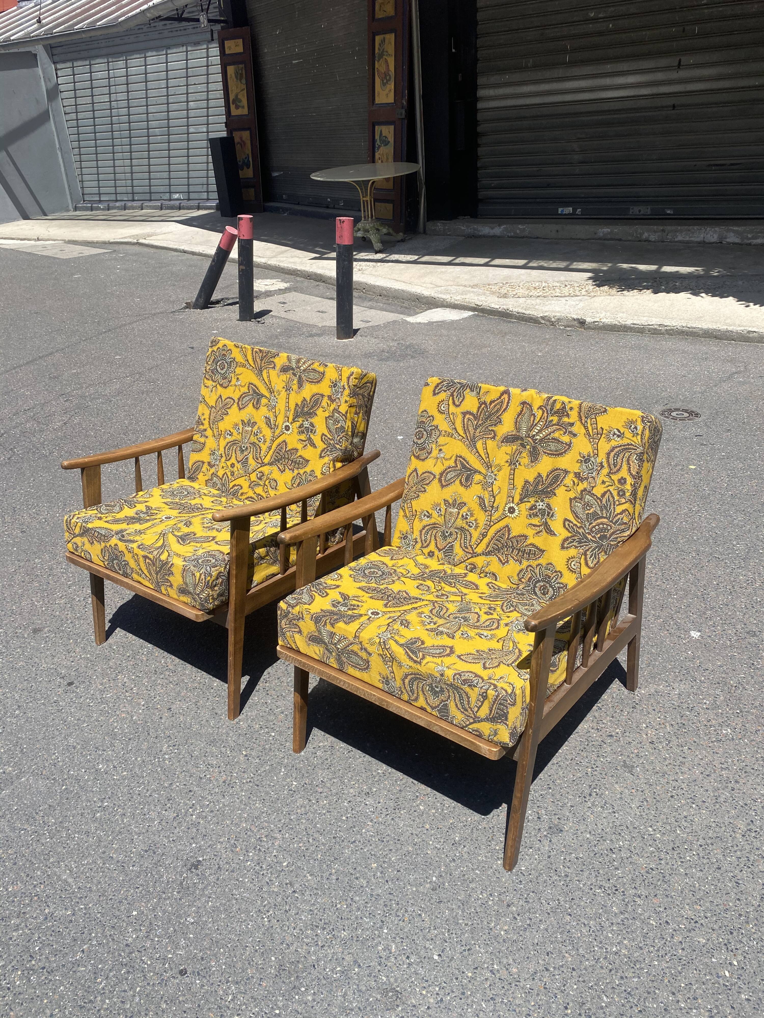 Pairs of armchairs