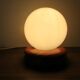 Scandinavian lamp in pine and white opaline, 1980