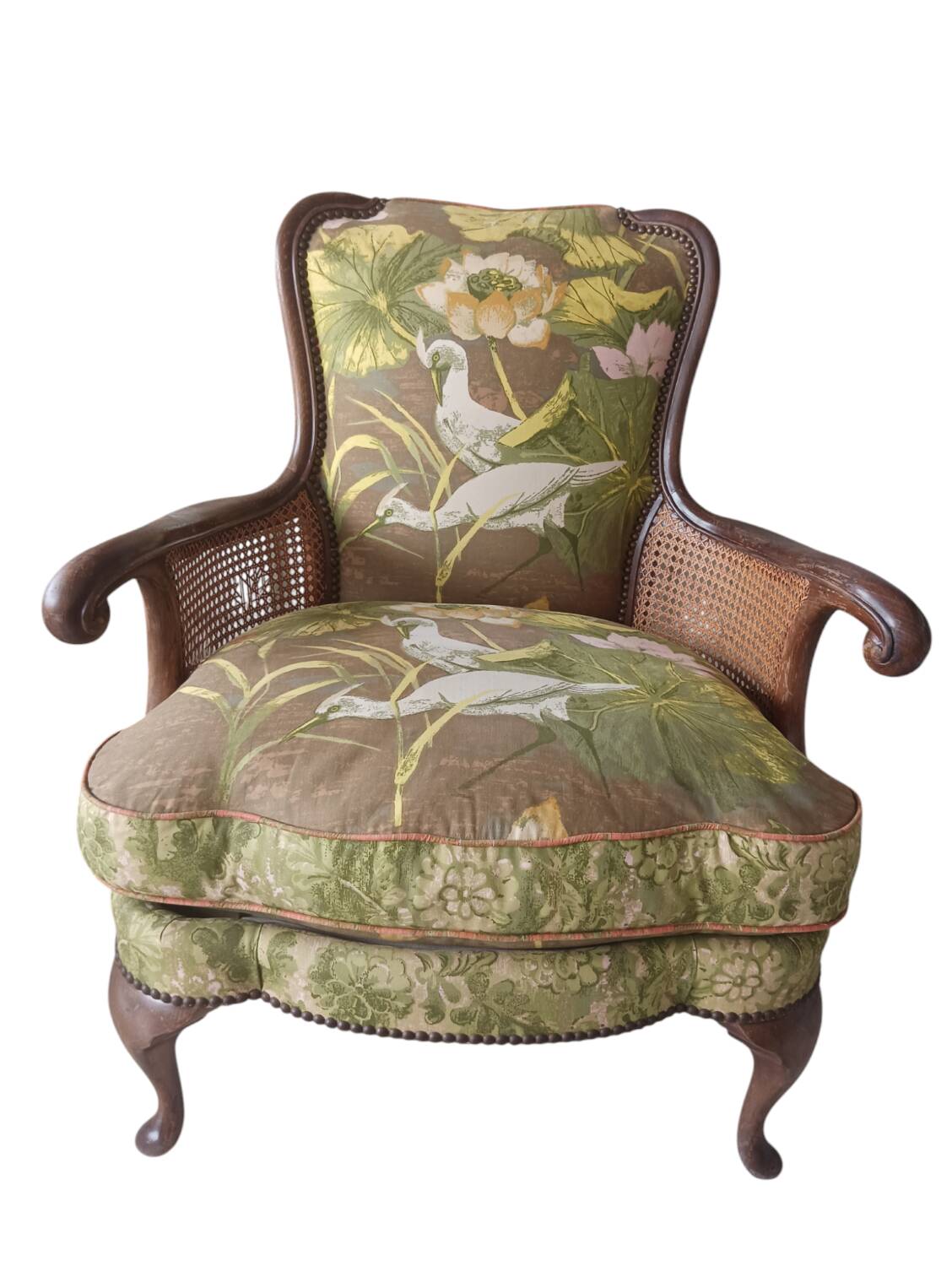 Fauteuils Chippindale avec de magnifiques motifs d'oiseaux.
