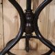 Thonet style curved wood bathroom cabinet