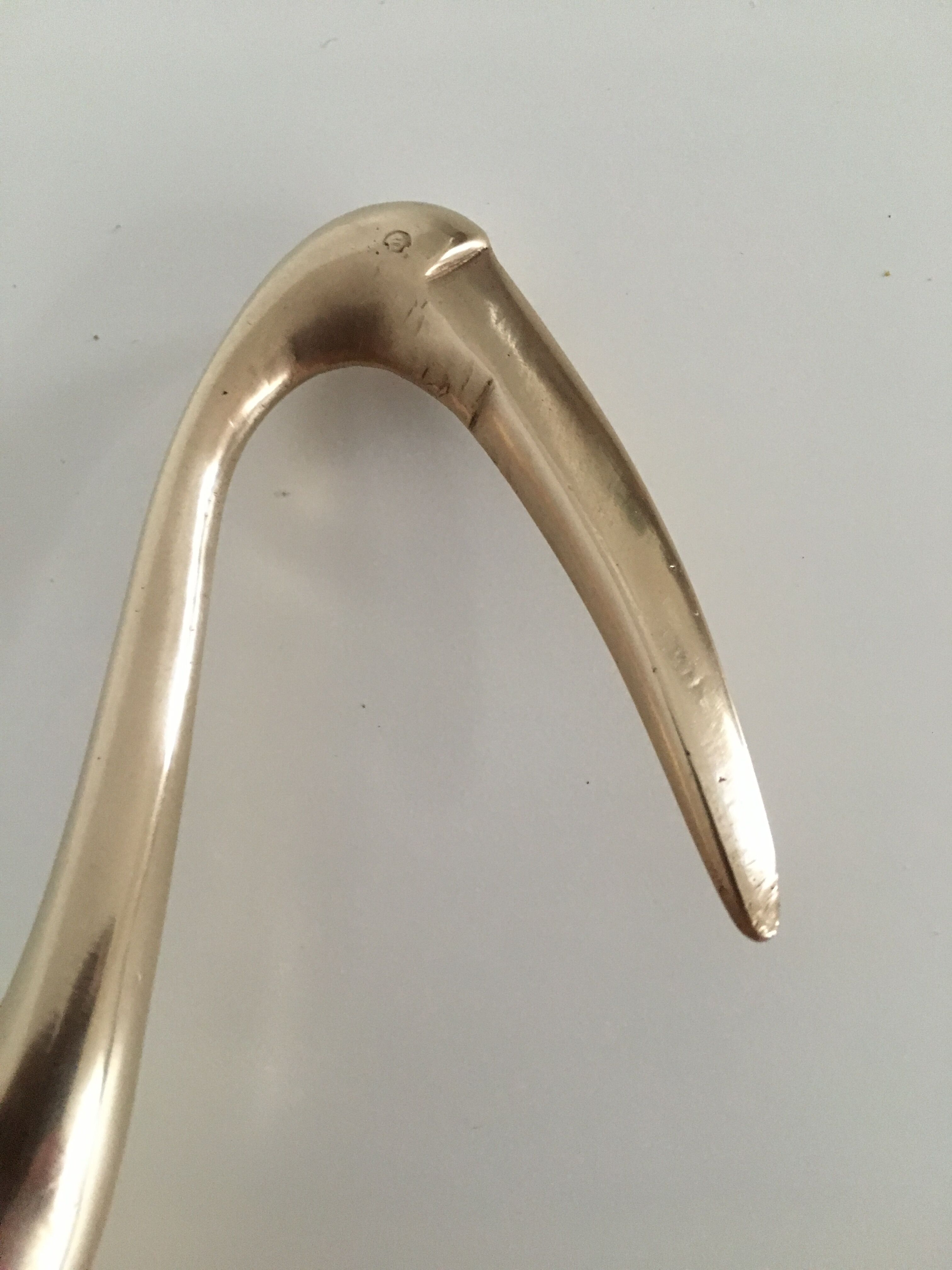 Great blue heron brass dore 46 cm