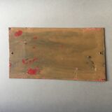 Former security plate danger soviet factory vintage cccp