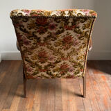 Vintage armchair floral fabric