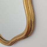 Miroir doré, 64x43 cm