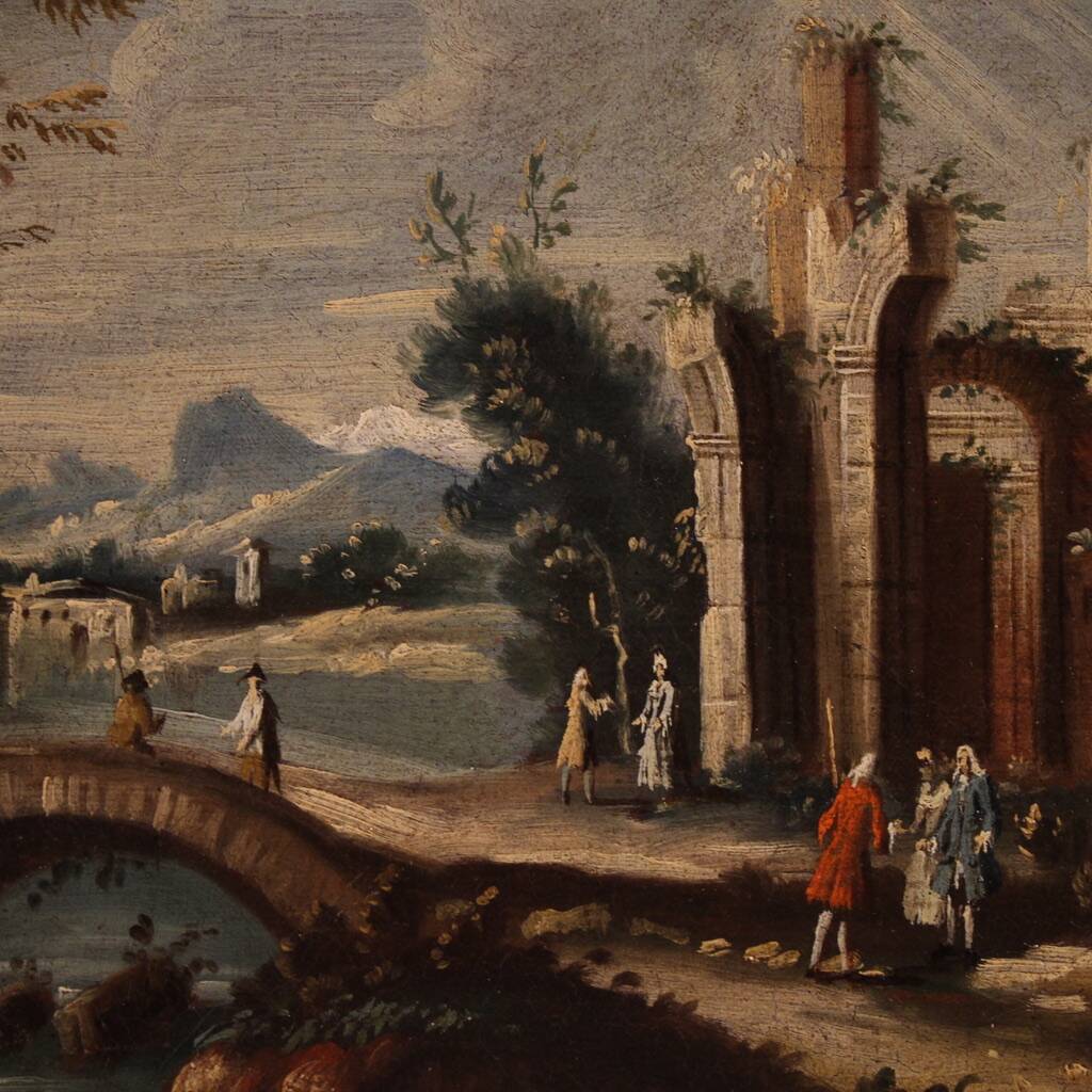 Venetian school painting of the 18th century, architectural capriccio