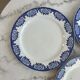 Ironstone set of 3 flat plates Sarreguemines and Digoin
